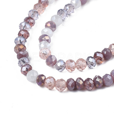 Opaque Glass Beads Strands GLAA-T006-07-A08-1