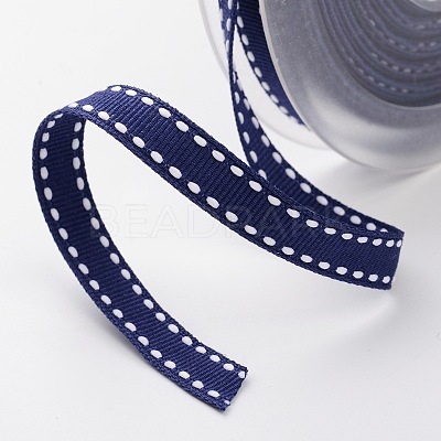 Grosgrain Polyester Ribbons for Gift Packings SRIB-I001-009-371W-1