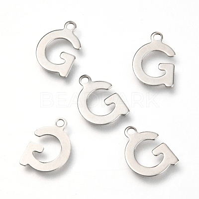Non-Tarnish 201 Stainless Steel Charms STAS-C021-06P-G-1
