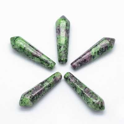 Natural Ruby in Zoisite Pointed Beads G-E490-C14-1