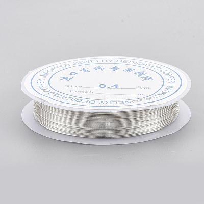 Round Copper Jewelry Wire CWIR-Q006-0.5mm-S-1