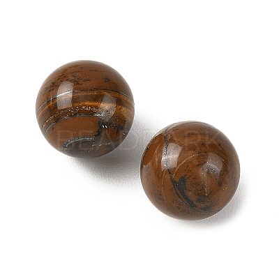 Natural Tiger Iron Sphere Beads GG-D003-A03-1