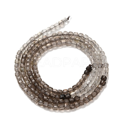 Natural Smoky Quartz Beads Strands G-L634-D09-2.5x2.5mm-1