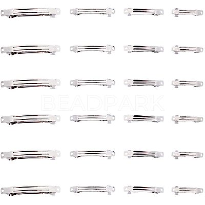 Iron Hair Barrette Findings DIY-PH0018-08-1