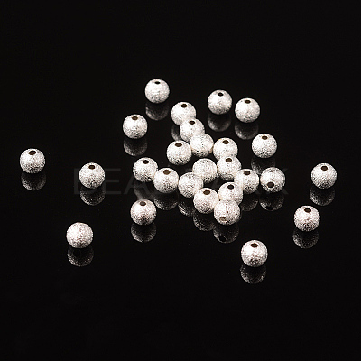 Brass Textured Beads EC248-S-1