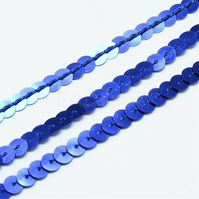 Plastic Paillette Beads PVC-Q085-6mm-5-1