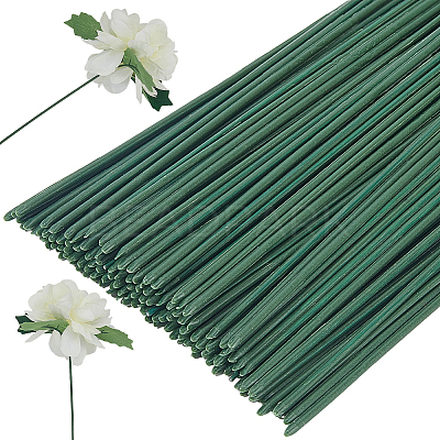 100Pcs Iron Stalk Flower Rod AJEW-SP0003-73B-1
