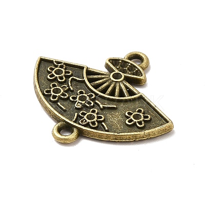 Tibetan Style Alloy Connector Charms PALLOY-M198-29AB-1
