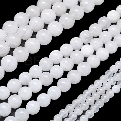 Natural Malaysia Jade Beads Strands G-L645-B01-4mm-01-1