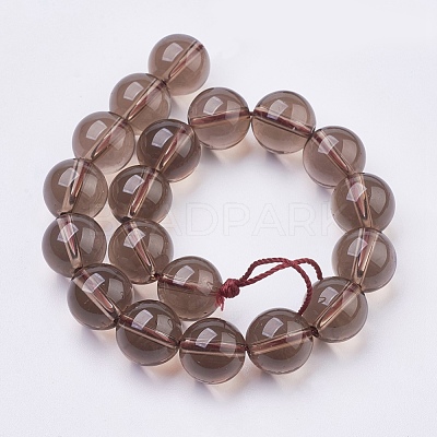 Smoky Quartz Beads Strands X-G-C076-8mm-4-1