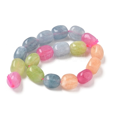 Dyed Natural Malaysia Jade Beads Strands G-P528-I12-01-1