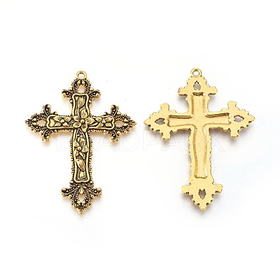 Tibetan Style Alloy Big Pendants LS-TIBEP-A20541-AG-FF-1