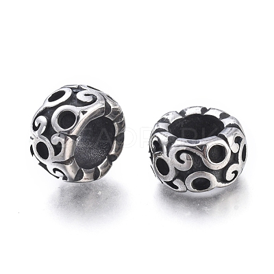 304 Stainless Steel Beads STAS-M274-088AS-1