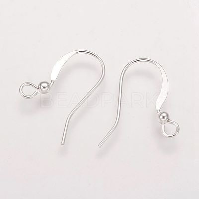 Brass French Earring Hooks KK-Q365-S-NF-1