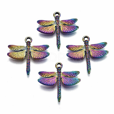 Rainbow Color Alloy Pendants PALLOY-S180-051-RS-1