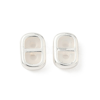 Brass Silicone Slide Charms KK-C099-06A-S-1