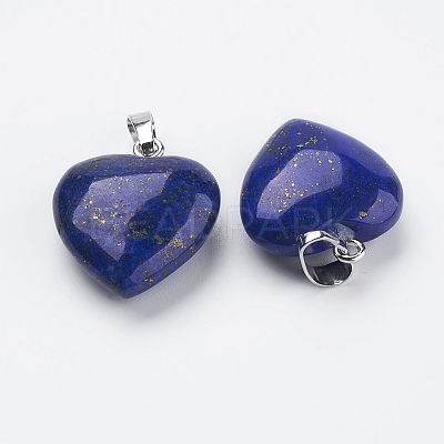 Natural Lapis Lazuli Pendants X-G-E434-05P-1