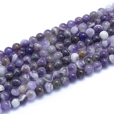 Natural Amethyst Beads Strands G-L552H-03A-1