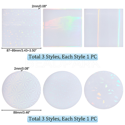 6Pcs 6 Style Silicone Pads SIL-GA0001-12-1