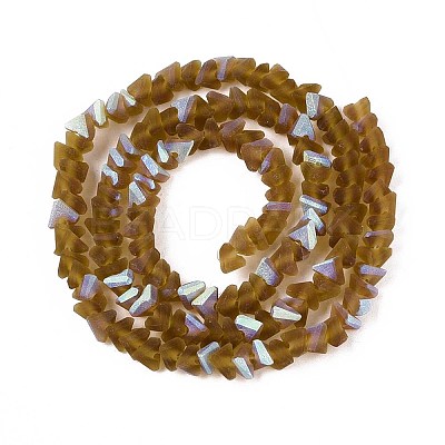 Frosted Transparent Glass Beads Strands LS-GLAA-N054-4mm-05-1