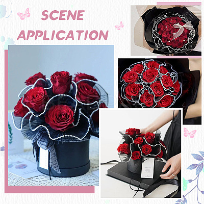 2 Bags Organza Flower Wrapping Bouquet Paper DIY-GF0009-26C-1