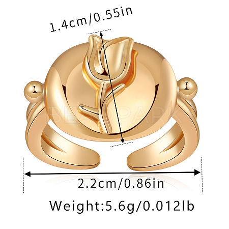 Brass Cuff Rings FS-WG16E06-07-1