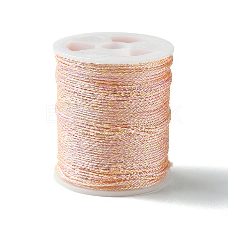 17M Rainbow Color Polyester Sewing Metallic Thread OCOR-E026-08B-1