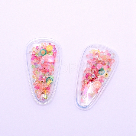 Plastic with Resin and Polymer Clay Accessories LS-RESI-CJC0007-32F-1