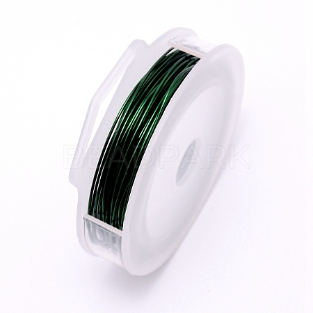Round Copper Craft Wire LS-CWIR-WH0001-0.5mm-13-1