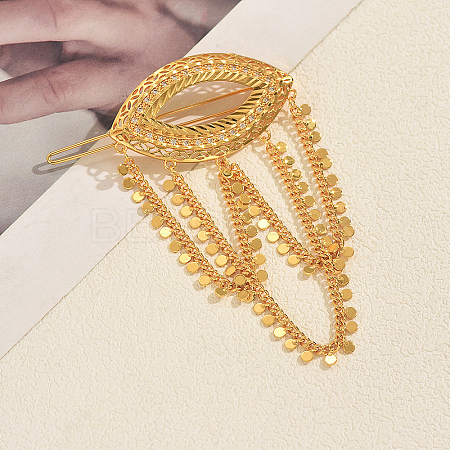 Brass Micro Pave Cubic Zirconia Hair Barrettes FR3076-1