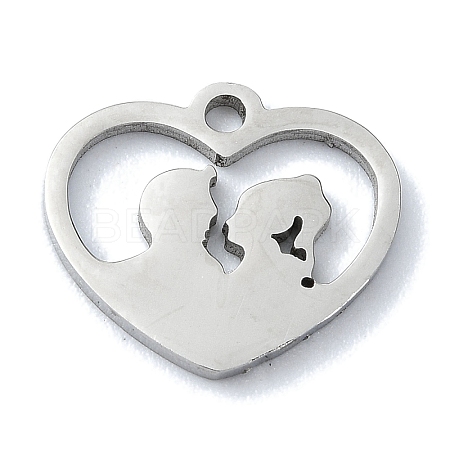 Non-Tarnish 304 Stainless Steel Charms STAS-C097-38A-P-1