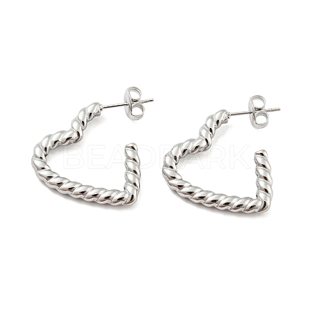 Non-Tarnish 304 Stainless Steel Stud Earring EJEW-C067-14P-1