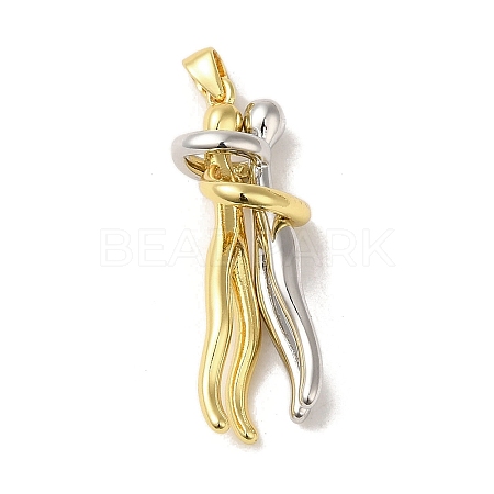 Brass Pendants KK-C058-03GP-1