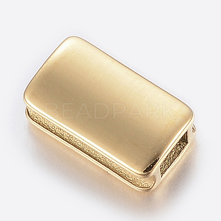 Ion Plating(IP) 304 Stainless Steel Slide Charms STAS-F150-007G-1