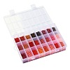 288G 24 Colors Glass Seed Beads SEED-JQ0005-01B-3mm-6