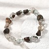 Natural Lodolite Quartz Beads Bracelets GG-CBA05D5-02B-09-3