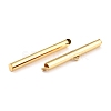 304 Stainless Steel Slide On End Clasp Tubes STAS-C044-08F-G-3