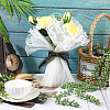  2Bags Pleated Gauze Yarn Flower Bouquets Wrapping Packaging OP-NB0001-13B-3