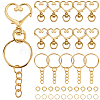 DIY Keychain Findings Kits DIY-SP0006-96G-1