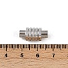304 Stainless Steel Magnetic Clasps Hand Polished STAS-C127-18B-P-3