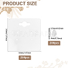 200Pcs Square Paper Earring Display Cards CDIS-ME0001-01A-2