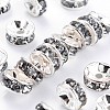 Brass Grade A Rhinestone Spacer Beads RSB037NF-03-1