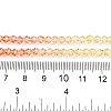 Gradient Color Baking Paint Glass Bead Strands X1-DGLA-A039-T4mm-A014-5