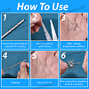 30Pcs 304 Stainless Steel Sticks TOOL-SC0001-88-6