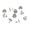 Non-Tarnish 304 Stainless Steel Stud Earring Findings STAS-I183-04B-P-1