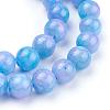 Natural Yellow Jade Beads Strands G-G598-10mm-YXS-3