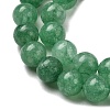 Natural Dyed White Jade Beads Strands G-M402-C03-24-4