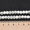 Frosted Crackle Glass Beads Strands GLAA-U001-8mm-M07-4