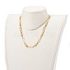 Brass Link Chain Necklaces X-NJEW-JN03365-4
