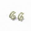 Spray Painted Alloy Cuff Rings RJEW-T011-09-RS-4